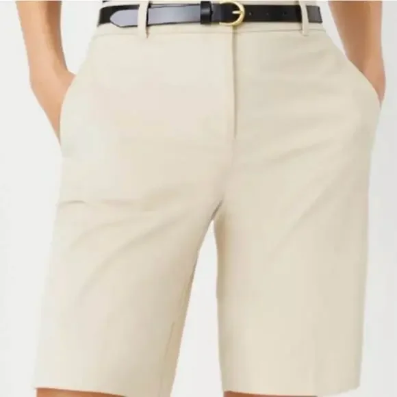 NWT Ann Taylor Curvy Tan Shorts Size 14 - Picture 1 of 5